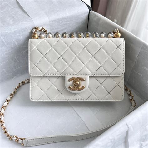 chanel goatskin flap bag